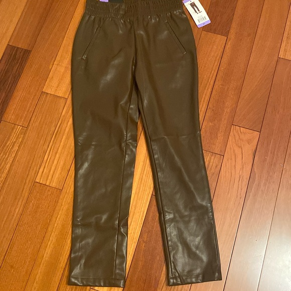 DKNY Ladies faux pull on pants - Picture 5 of 6